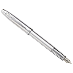 Caneta Tinteiro com Escrita Suave Ponta Média e Estojo, SHEAFFER E0930643 30, Prateado