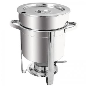 Rechaud Redondo 11L Aquecedor de Sopa em Aço Inoxidável, Tiger Chef