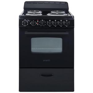 Forno Elétrico Avanti ERU240P1B Design Compacto com 4 Queimadores de Bobina, Porta de Vidro emoldurada