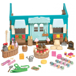 Lil Brinquedo General Hollow com Acessórios, para Crianças de 3 Anos ou Mais, LIL WOODZEEZ 6089M, Azul