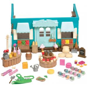 Lil Brinquedo General Hollow com Acessórios, para Crianças de 3 Anos ou Mais, LIL WOODZEEZ 6089M, Azul