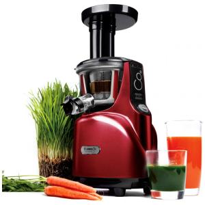 Espremedor silencioso, vermelho, pacote especial com coador em branco coador de smoothie pincel de bico, KUVINGS 940SCR