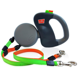 Cachorrinho Duplo Pet Leash até 50 libras por cão e zero emaranhado Caminhe dois cães ao mesmo tempo, WIGZI STDD GO