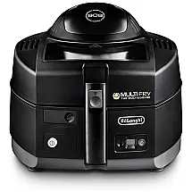 Fritadeira Elétrica AirFryer 3L, 1200W, 110V, DELONGHI FH1130 Multifry, Preto