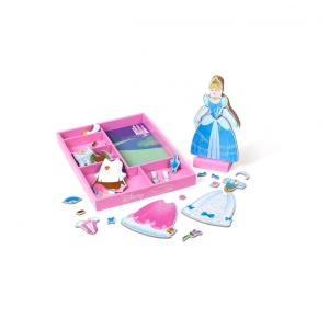 Boneca Magnética Disney Cinderela com 30 Peças para Crianças Acima de 3 Anos, Melissa & Doug
