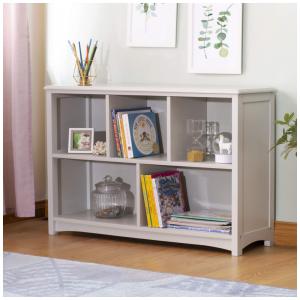 Estante Clássica Guidecraft Cinza Madeira 5 Compartimentos Armazenamento Infantil G87807