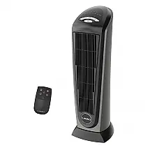 Aquecedor Elétrico Cerâmico, com Controle Remoto, Termostato Ajustável e Temporizador, 110V 1500W, LASKO 751320, Cinza escuro