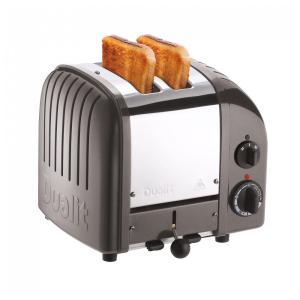 Torradeira Elétrica 2 Fatias com 3 Níveis de Tostagem, 110v, DUALIT 20297, Preto