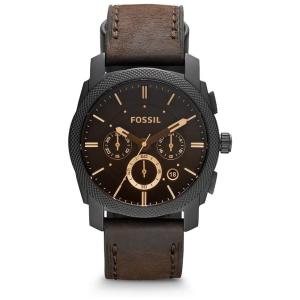 Relógio Masculino Analógico Quartzo, Couro, FOSSIL FS4656, Marrom