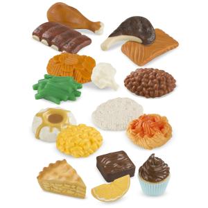 Kit Comida Realista para Brincar com 17 Peças para Crianças Acima de 3 Anos, Melissa & Doug