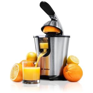 Espremedor de laranja elétrico, Aço inoxidável 160 Watts, EUROLUX ELCJ 1600S, Cinza