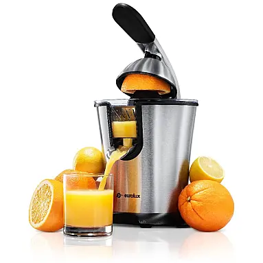Espremedor de laranja elétrico, Aço