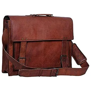 Bolsa, Pasta de Couro de