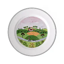 Prato de Jantar para Todas as Ocasiões com Tema Hunter & Dog, Formato Redondo e Material de Porcelana Premium, Villeroy Boch