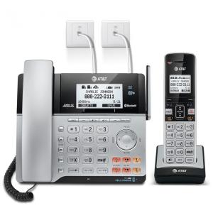 Telefone sem Fio com Secretária Eletrônica, 2 Unidades, ATT TL86103, Cinza