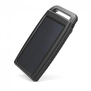 Powerbank Carregador Solar LED Resistente a Água 15000mAh Camping Nautica Praia