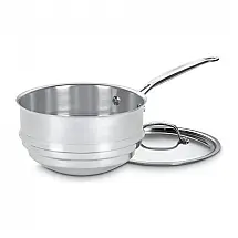 Panela para Molhos e Cobertura a Banho Maria 4 Litros, Aço Inoxidável, Cuisinart 7111 20 Chefs Classic