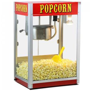 Pipoqueira Profissional Elétrica de Bancada em Aço Inoxidável, 110v, PARAGON 1108110, Vermelho