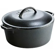 Panela de Ferro Fundido 4L Pré Temperada, com Alça de Metal, LODGE L8DOLKPLT, Verde