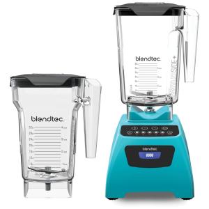 Liquidificador Profissional com 2 Jarras 2,6L e 2,2L, 4 Ciclos Pré Programados, 5 Vel, 110V 1560W, Blendtec Classic 575, Azul
