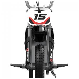 Razor MX400 Dirt Rocket: Moto Elétrica para Crianças de 8 Anos, até 140 lb, Bateria de 24V, 14 Mph, 30min de Autonomia