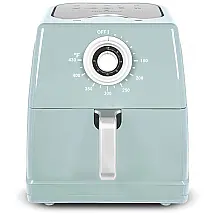 Fritadeira Elétrica AirFryer 8.5L com Revestimento Cerâmico Antiaderente, 110V, Paula Deen, Azul