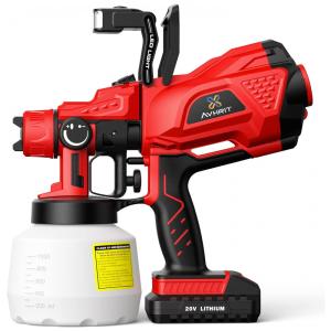 Pistola de Pintura Pulverizadora 1.2L com 3 Modos de Pulverização, 550W, AVHRIT XXL0053MG 02, Vermelho