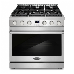 Fogão 6 bocas 91cm Cosmo inox Lumin forno a gás 170L convecção 110V