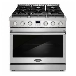 Fogão 6 bocas 91cm Cosmo inox Lumin forno a gás 170L convecção 110V