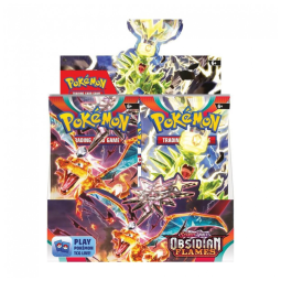 Pokémon Scarlet Violet Obsidian Flames Booster Box - 36 Pacotes para Colecionar e Evoluir Seu Deck