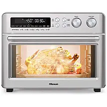 Forno Multifuncional, 25L, 10 em 1, 1750W, Aço Inox, 110v, HISSUN AC25GTR, Prateado