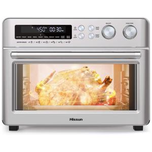 Forno Multifuncional, 25L, 10 em 1, 1750W, Aço Inox, 110v, HISSUN AC25GTR, Prateado
