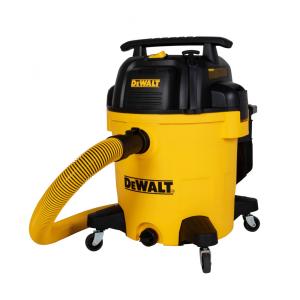 Aspirador de Pó e Líquidos 45,4L com Redução de Ruído, Resistente à Água e Design Compacto, 110V 300W, DEWALT DXV12PQTA, Amarelo