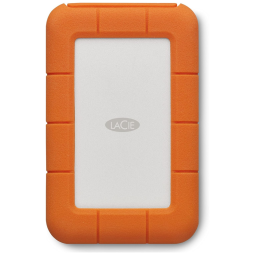 Rugged Disco Rígido Externo, a prova de choque, 4TB USB com USB 3.0, LACIE STFR4000800, Prateado