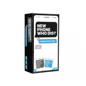 New Phone, Who Dis Jogo de Mensagens de Texto OffLine em Inglês para Maiores de 17 Anos, WHAT DO YOU MEME NPWD411, Preto