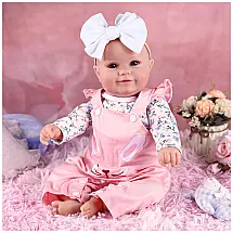 Bebê Recém-Nascido Newborn, Boneca Bebê Realista BABESIDE, 50cm, Menina Fofa com Acessórios Completos - Presente Perfeito.
