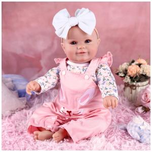 Bebê Recém-Nascido Newborn, Boneca Bebê Realista BABESIDE, 50cm, Menina Fofa com Acessórios Completos - Presente Perfeito.