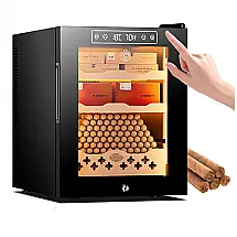 Umidor Elétrico PRECISTECH Preto 32L para 150 Charutos com Controle Temperatura e Umidade