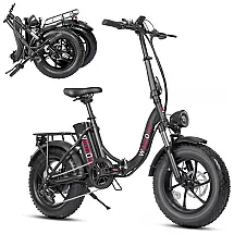Bicicleta Elétrica Dobrável Windone S16 16" – Motor 750W (Pico), Bateria 48V 13Ah, 7 Velocidades, Freios a Disco Duplos