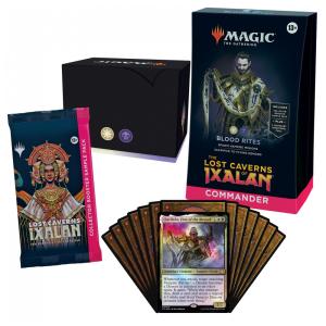 Magic The Gathering As Cavernas Perdidas de Ixalan Deck de Commander, Ritos de Sangue com 100 Cartas e Acessórios