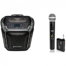 Caixa de Som ECOXGEAR GDI EXBLD810, Prova DÁgua, Portátil, Bluetooth, 100W, Preto 110V