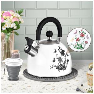 Chaleira de Chá 3.2L, com Apito, Aço Inoxidável, ARC ADVANCED ROYAL CHAMPION, Preto