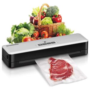 Seladora a Vácuo, 4 Modos, LED, 110v, BONSENKITCHEN, Prateado