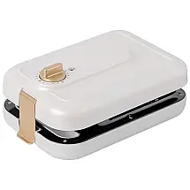 Sanduicheira Antiaderente 3 em 1 600W com Temporizador, 220v, BBRAND, Branco