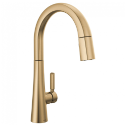 Torneira Cozinha com Pulverizador Pull Down de Ancoragem Magnética, Delta Monrovia 9191-CZ-PR-DST, Champagne Bronze