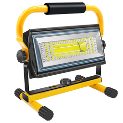 Luz de Trabalho Portátil 7000 Lúmens 100W Recarregável USB a Prova d IPX5, TRESDA TKK098, Amarelo