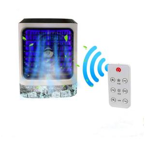 Climatizador de Ar MINII, Luz LED, 3 Velocidades, Controle Remoto, 110v, KAIVANCY, Branco