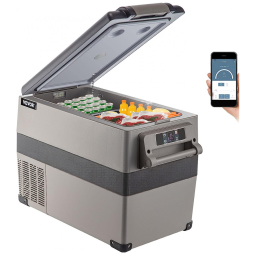 Mini Geladeira, Cooler Automotiva Elétrico Portátil, 110v, VBENLEM 45L Portable Freezer,, Cinza