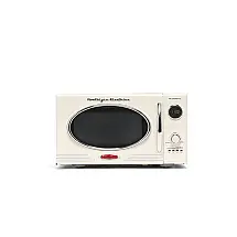 Micro ondas de Bancada 25 Litros Multifuncional, 800W, 110v, NOSTALGIA Retro, Branco