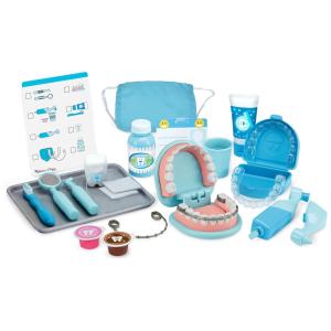 Kit de Dentista Infantil com 25 Peças para Crianças Acima de 3 Anos, Melissa & Doug, Azul